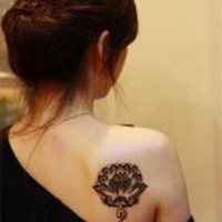 微信复古纹身女人头像头像