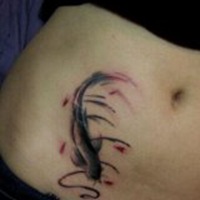 纹身女人图片微信头像小清新