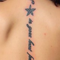 中字纹身女人图片头像