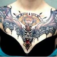 小纹身女人霸气头像图片