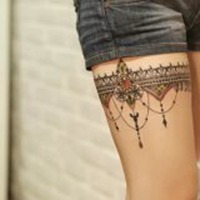 图案简单纹身女人图片头像 图案简单纹身女人图片头像