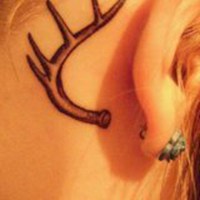 背后纹身女人花图片头像