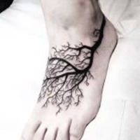 唯美霸气纹身女人头像