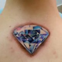 恩典美纹身女人头像