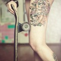 微博纹身女人头像