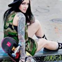 纹身女人图片超拽头像霸气十足