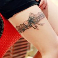 个性彩色纹身女人图片头像头像