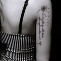 小清新人物纹身女人图片头像