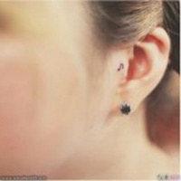 美头像纹身女人图案素材