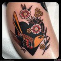 性感纹身女人非主流头像