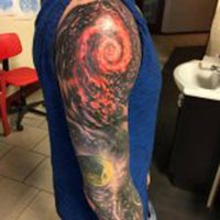 p纹身女人微信头像