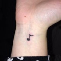 纹身女人手图案头像