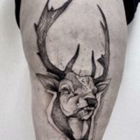 纹身女人黑暗系物图片头像 纹身女人黑暗系物图片头像