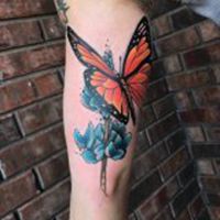 红唇纹身女人头像头像