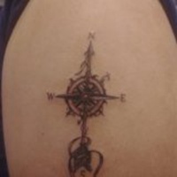 纹身女人日系头像