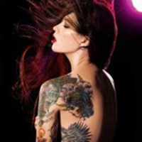 情侣小纹身女人头像头像