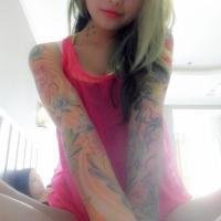 性感纹身女人头像吧