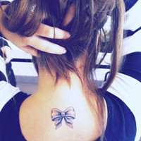 霸气头像有纹身女人背影头像