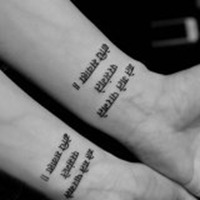 微信纹身情侣头像头像