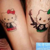 微信头头像有纹身情侣