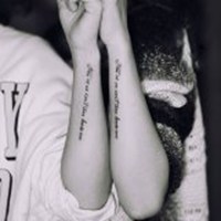 头像纹身情侣颈部