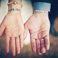 超拽头像纹身情侣头像