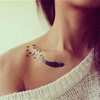 微信女生露锁骨头像