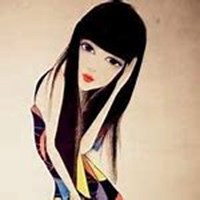 素描女生卡通头像 素描女生卡通头像