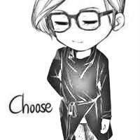 素描帅气男生头像