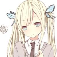 素描卡通女生头像