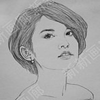 高清素描头像照片