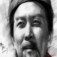 素描动漫情侣头像