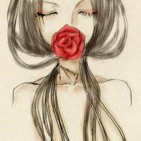 黑白霸气素描头像