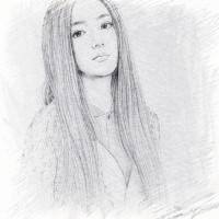 素描男孩子头像