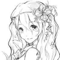 微信头像素描简约彩色