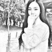 素描女性微信头像图片