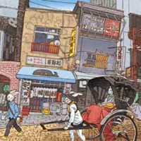 韩国购物街景头像