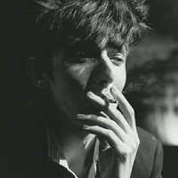 个性抽烟头像动漫头像黑白男生头像带字图片