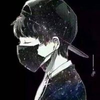 坐着帅气头像黑白男生头像带字