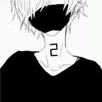 动漫情侣头像黑白男生头像可爱