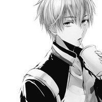 动漫黑白男生头像高清大图