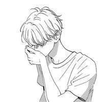 动漫抽烟黑白男生头像霸气