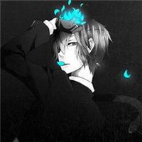 高清手绘漫画黑白男生头像