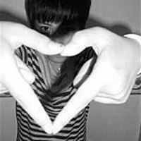 欧美侧面头像黑白男生头像