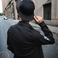 带字黑白男生头像图片