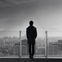 卡通动漫头黑白男生头像