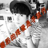 动态黑白男生头像图片