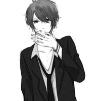 黑白男生头像高冷图片