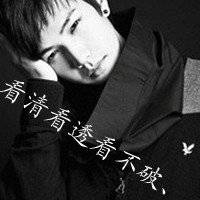 高冷黑白男生头像