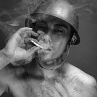 黑白男生头像欧美自残